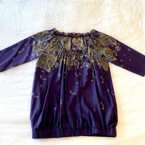 Adolfo Dominguez women print blouse